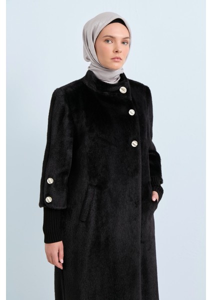 Büyük Beden Angora Kaban Siyah indirimleri