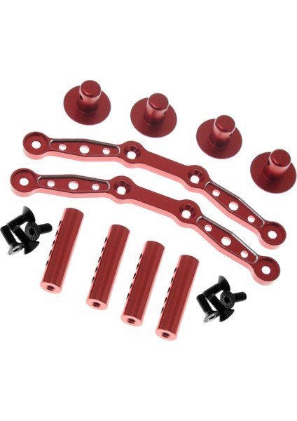 Rc Araba Gövde Direği Bağlantıları Metal Ön ve Arka Kabuk Kolonu Kırmızı (Yurt Dışından) fiyatları