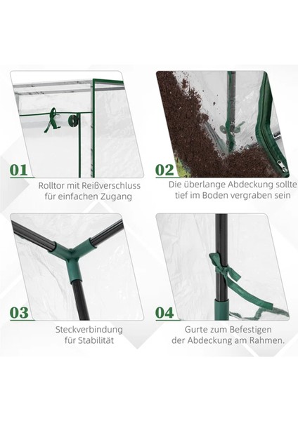 Sera Dış Mekan Yetiştirme Çadırı Su Geçirmez Anti-Uv Sera Örtüsü (Yurt Dışından) fırsatları