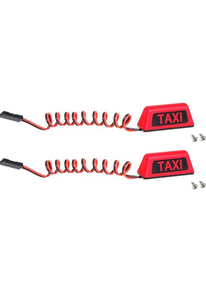 Kırmızı Model Araba Taksi Lambası 110 Rv 18 Tırmanma Arabası Arazi Aracı (Yurt Dışından)