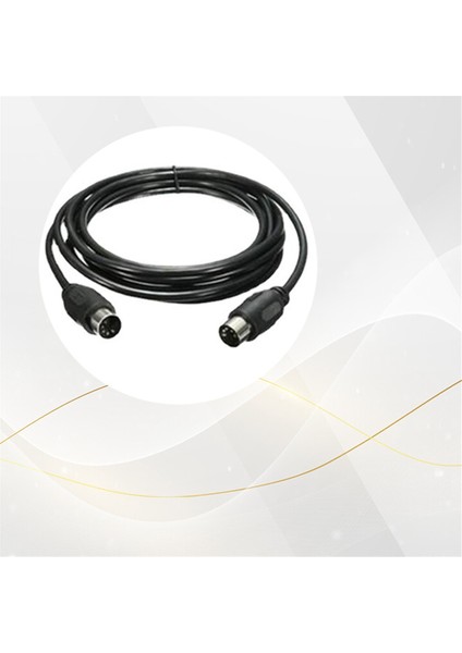 Mıdı Uzatma Kablosu 5 Pin Erkek - Erkek Mıdı Uzatma Kablosu 1m (Yurt Dışından) indirimleri