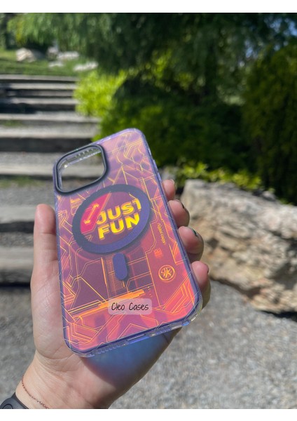 iPhone 11 Uyumlu Hologramlı Silikon Kılıf / Just Fun