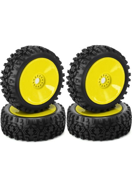 4 Adet 18 Rc Tekerlek Lastiği 120112MM 18 Rc Araba Canavar Kamyon Sarı (Yurt Dışından) indirimleri