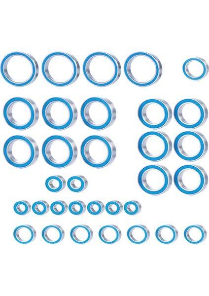 15 X-Maxx Rc Araba Parçası Için 33 Adet Kauçuk Sızdırmaz Bilyalı Rulman Takımı (Yurt Dışından)