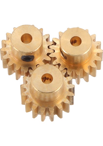 3 Adet 3.175MM Şaft Pirinç Pinyon Motor Dişlisi M0.8 110 18 RC17T Için (Yurt Dışından) indirimleri