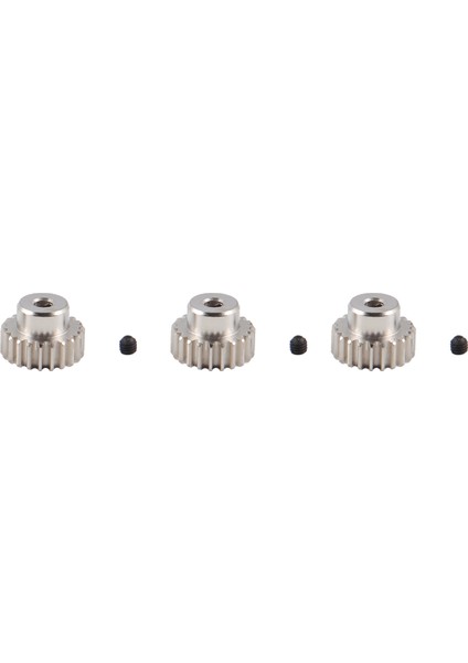 3 Adet 3.175MM Şaft Metal Pinyon Motor DIŞLISI22T (Yurt Dışından)