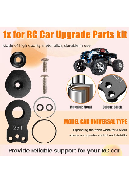 25T Direksiyon Servo Kolu Boynuzu 3 Delik Rc Paletli Araba Parçaları Siyah (Yurt Dışından) fırsatları