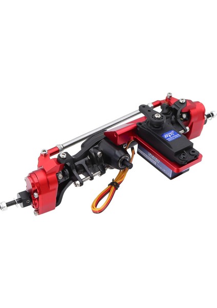 Alüminyum Ön Aks Yarasa Servo Montajı 1/10 Rc Paletli Araba Vp F9 Diy Lcg Şasi Yükseltme Parçaları Kırmızı (Yurt Dışından)