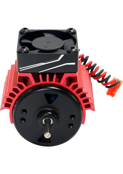 540 550 3650 3660 3674 Motor Isı Emici Rc Araba Radyatör Fanı Kırmızı Siyah (Yurt Dışından)