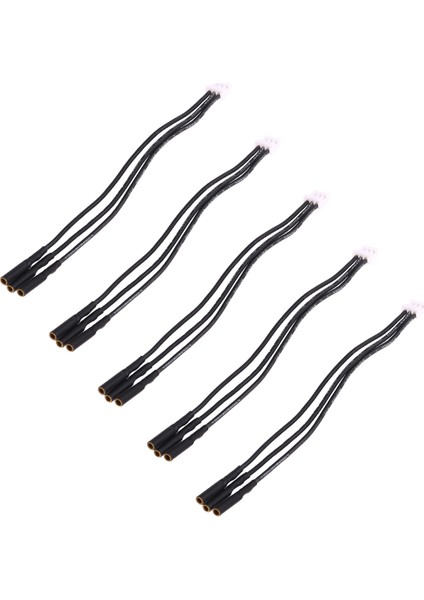 5pcs 2.0 Banana Fişe Ph2.0 3pin Dönüşüm Teli Fırçasız Motor Dönüşüm Uzatma Uzatma Kablo Tel Rc Araç Teknesi (Yurt Dışından)