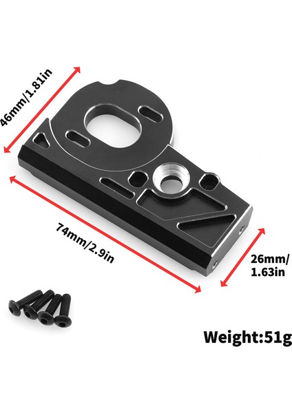 Motor Isı Emici Sabit Montaj Tabanı 110 Rc Crawler Axial SCX10 Pro Için (Yurt Dışından) indirimleri