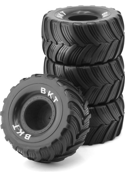 4 Adet 100MM 110 Monster Truck Buggy Lastiği 118 Losi Mini Lmt Siyah (Yurt Dışından)