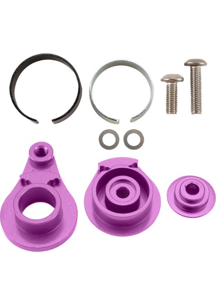 25T Direksiyon Servo Kolu Boynuzu 1 Delik Rc Paletli Araba Parçaları Mor (Yurt Dışından) modelleri