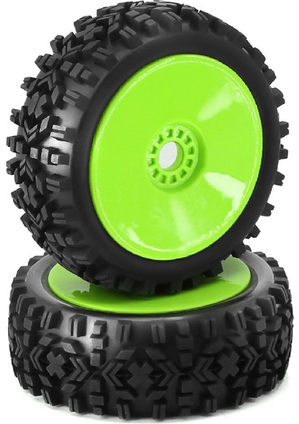 4 Adet 18 Rc Tekerlek Lastiği 120112MM 18 Rc Araba Canavar Kamyon Kırmızı (Yurt Dışından)