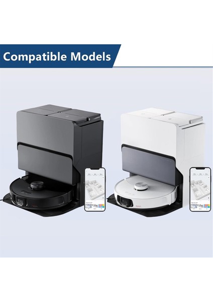 Roborock S8 Maxv Ultra Robot Süpürge Için Uyumlu Aksesuar Seti, Ana Fırça Fırça Rulo Fırça Paspas Pedleri Süpürge Torbaları (Yurt Dışından) modelleri