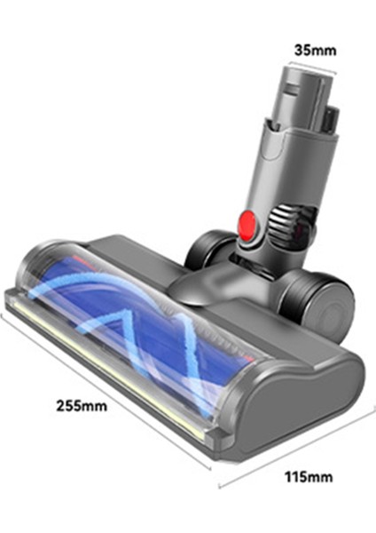 Dyson V6 DC58 DC59 DC62 DC72 DC74 Elektrikli Süpürgeler Için Uyumlu Başlık Temizleyici Sert Zemin Halıları Için Başlık Yedek Parçası (Yurt Dışından)