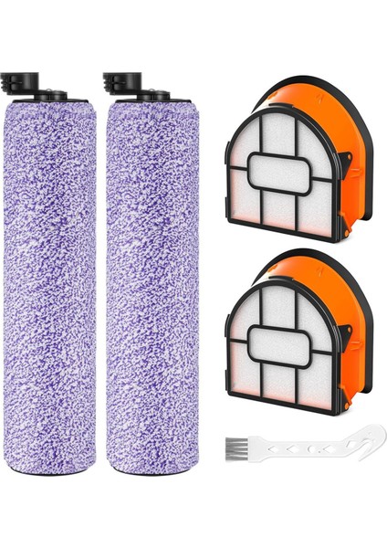 WDB1F2 Yedek Fırça Rulosu ve Filtre Paketi Shark Hydrovac WD101 WD201 WD100 WD200 AW201 Elektrikli Süpürge Parçaları (Yurt Dışından)