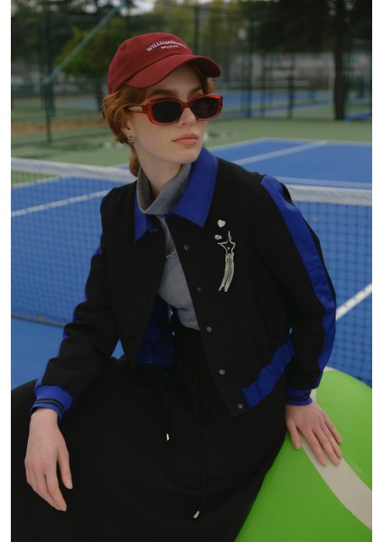 Şerit Detaylı Spor Ceket Siyah fiyatları