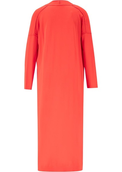 Basic Uzun Hırka 24KD2003 Kırmızı