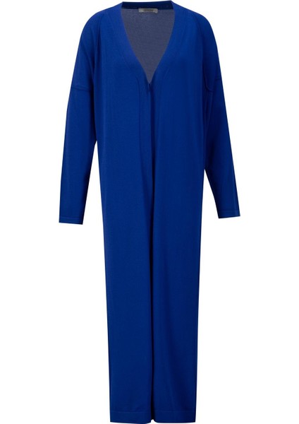 Basic Uzun Hırka 24KD2003 Saks