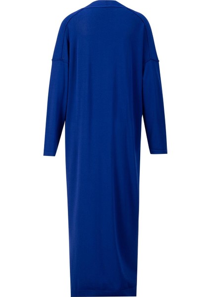 Basic Uzun Hırka 24KD2003 Saks
