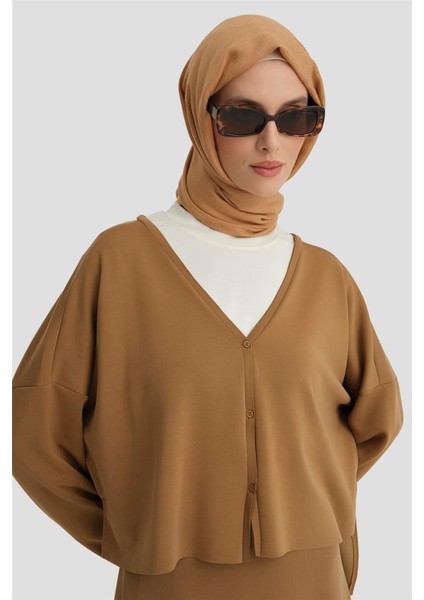 Örme Hırkalı Takım 24KD6816 Camel fiyatları