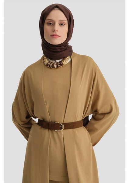 Üç Parça Triko Takım 24KD2004 Taba modelleri