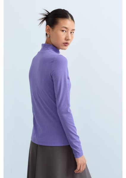 Yarım Balıkçı Bluz Menekşe fırsatları