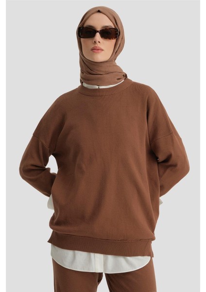 Triko Takım 24KD4215 Acı Kahve modelleri