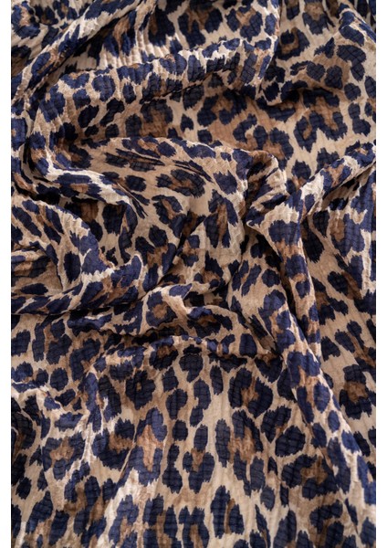 Kadın Leoparlı Bürümcük Eşarp fiyatları