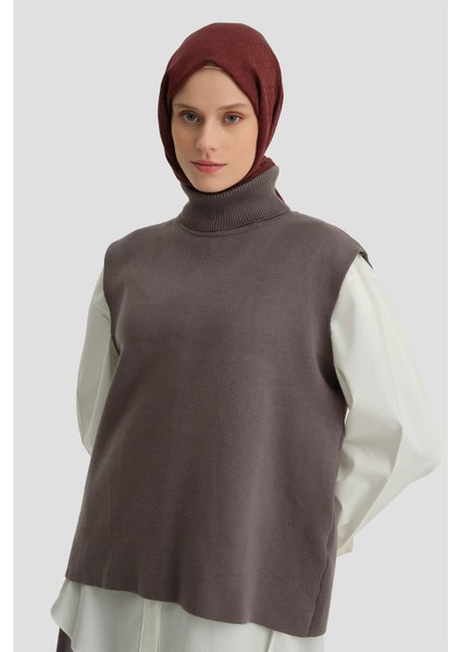Sıfır Kol Kazak Etekli Takım 24KD4220 Antrasit modelleri