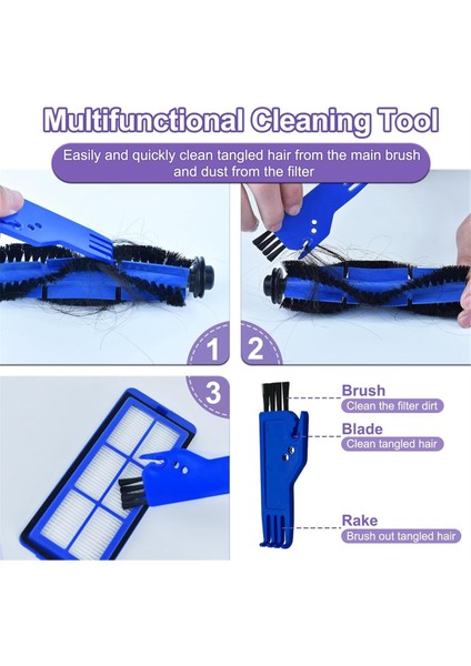 Eufy 11S MAX,15C MAX,30C MAX,39C MAX,G10 G20 G30 G32 Robot Süpürge Fırça Filtreleri Aksesuarları Için Yedek Parçalar (Yurt Dışından) fiyatları