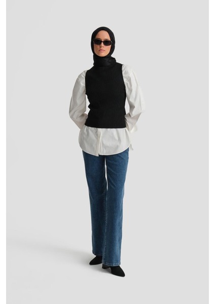 Taşlı Triko 24KD2807 Siyah fiyatları