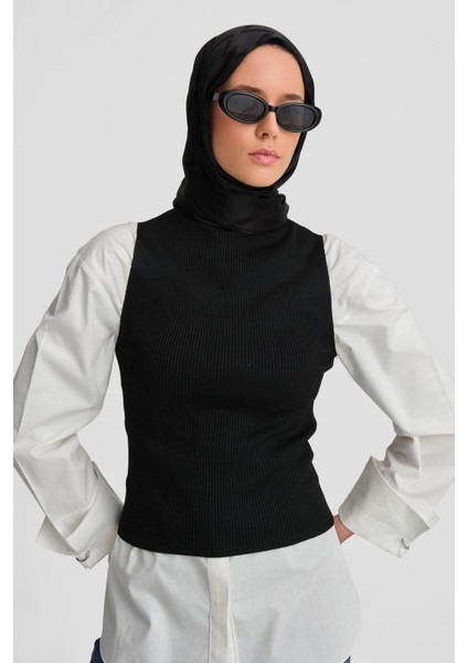Taşlı Triko 24KD2807 Siyah fırsatları