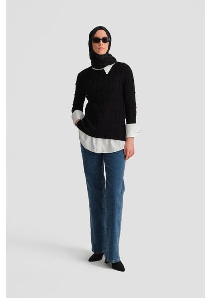 Triko Tunik 24KD2803 Siyah fiyatları