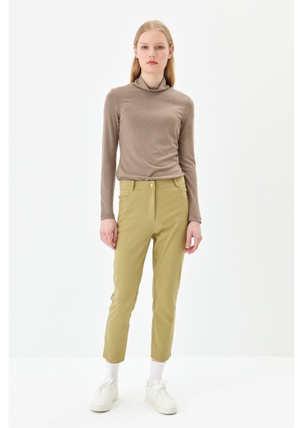 Dar Paça Kanvas Pantolon Olive fiyatları