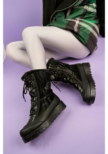 Kadın Su Geçirmez Içi Kürklü Kar Botu modelleri