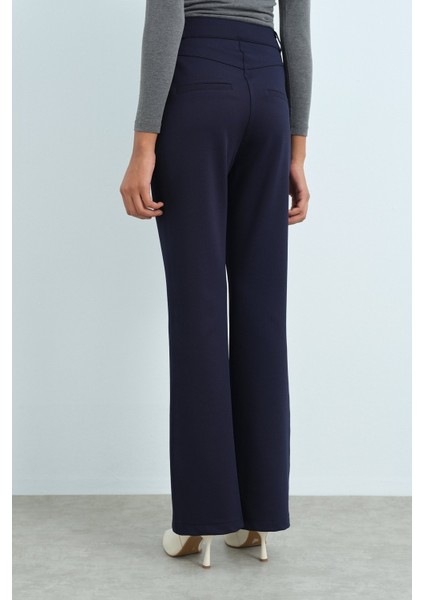 Ispanyol Paça Pantolon Lacivert modelleri