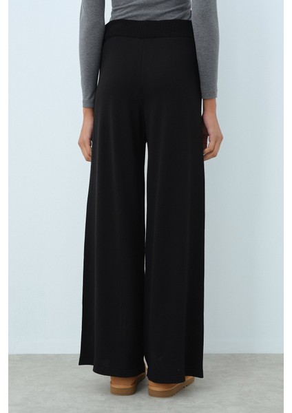 Rayon Bol Pantolon Siyah modelleri