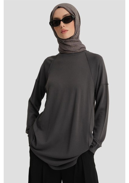 Triko Tunik 24KD2002 Antrasit
