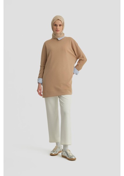 Yarasa Kol Tunik 24KD4225 Bisküvi fiyatları