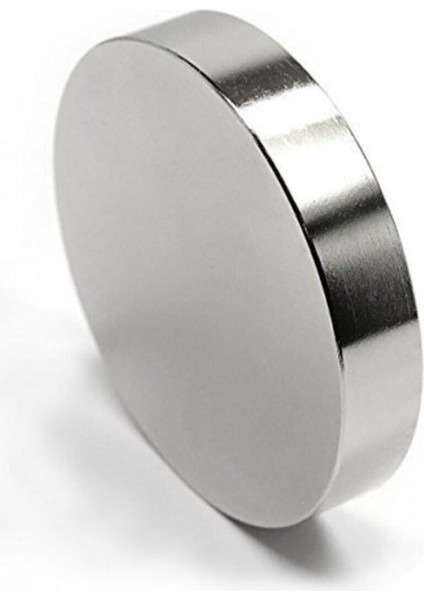 Çap 40MM x Kalınlık 5mm Neodyum Mıknatıs, Yuvarlak Süper Güçlü Magnet