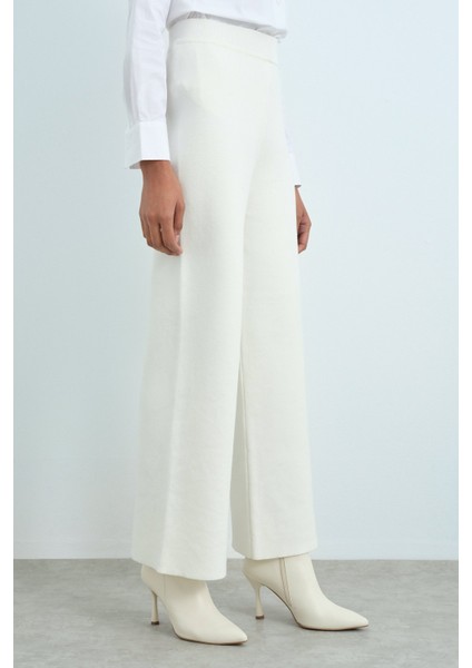 Comfort Triko Pantolon Ekru modelleri