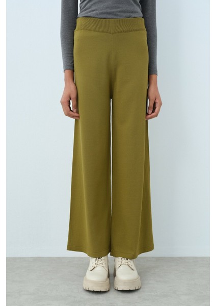 Rayon Bol Pantolon Olive