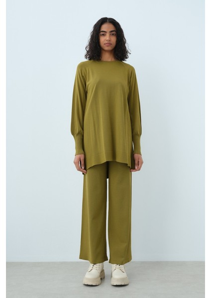 Rayon Bol Pantolon Olive fırsatları