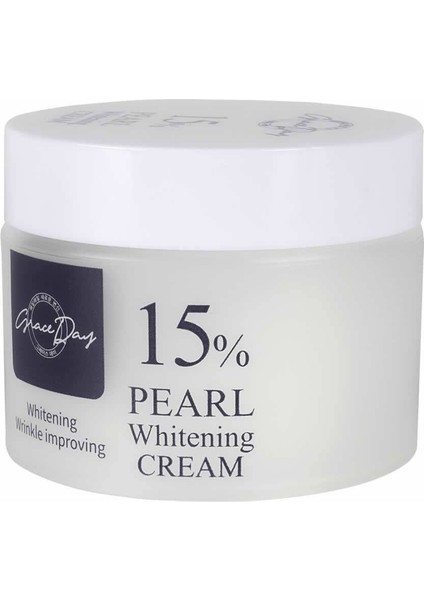 %15 Inci Özü ile Aydınlatıcı ve Nemlendirici Krem Pearl 15% Whitening Cream 8809446655438, One Size