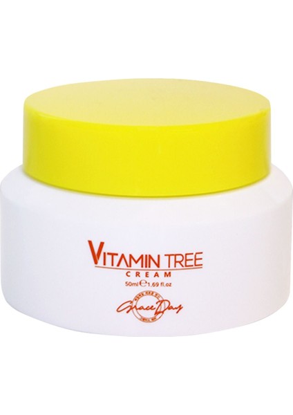 Vitamin Ağacı Özü ve %5 Niacinamid ile Aydınlatıcı Vegan Bakım Grace Day Vitamin Tree Cream 50 ml