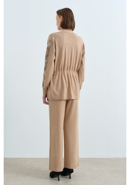 Triko Pantolon Ceket Takım Bej fırsatları