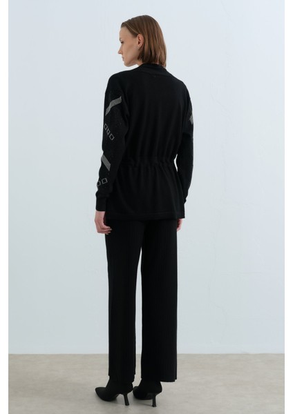 Triko Pantolon Ceket Takım Siyah fırsatları