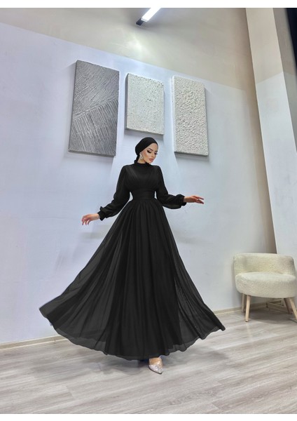 Plume Kruvaze Tül Şifon Abiye fırsatları